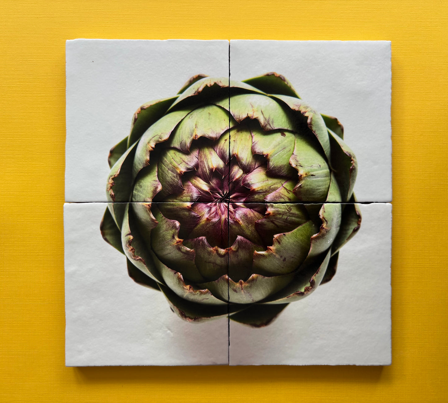 Artisjok Tegel Vierluik | Botanische Keukenkunst