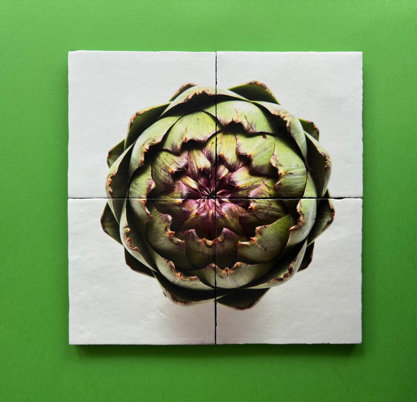 Artisjok Tegel Vierluik | Botanische Keukenkunst