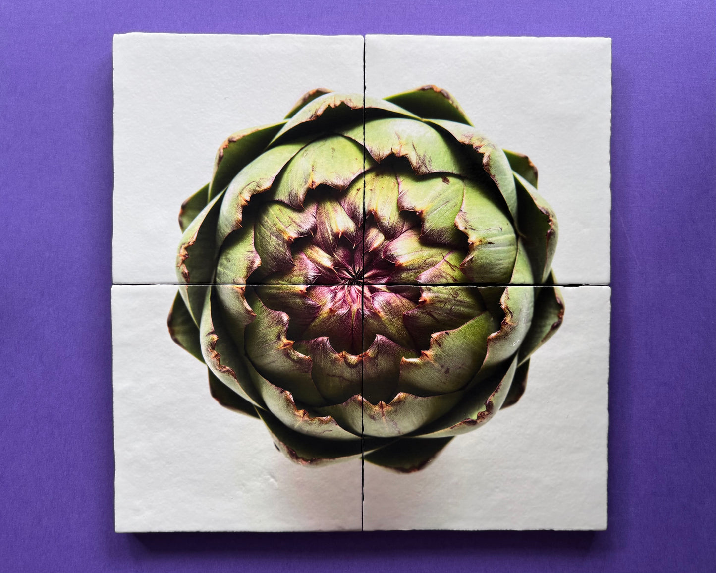 Artisjok Tegel Vierluik | Botanische Keukenkunst
